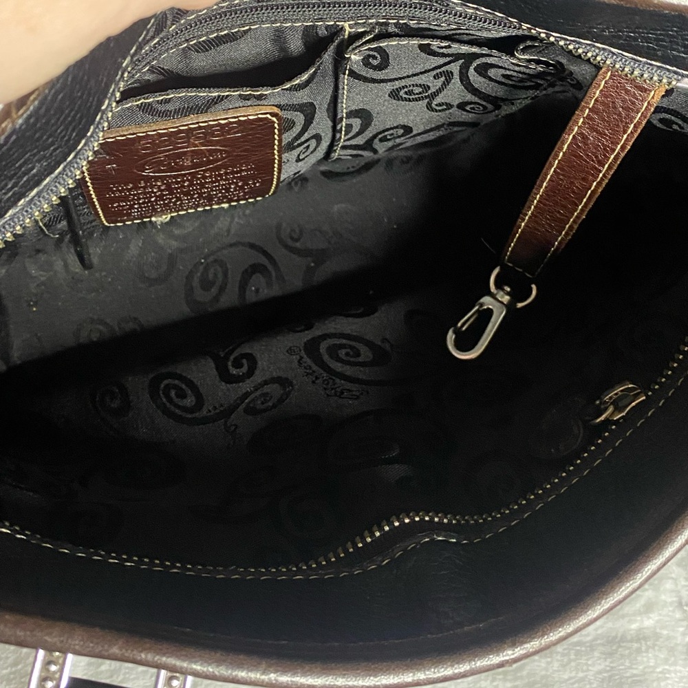 EUC Vintage Brighton Stacey Croc Embossed Bag and Wallet - Picture 3 of 11